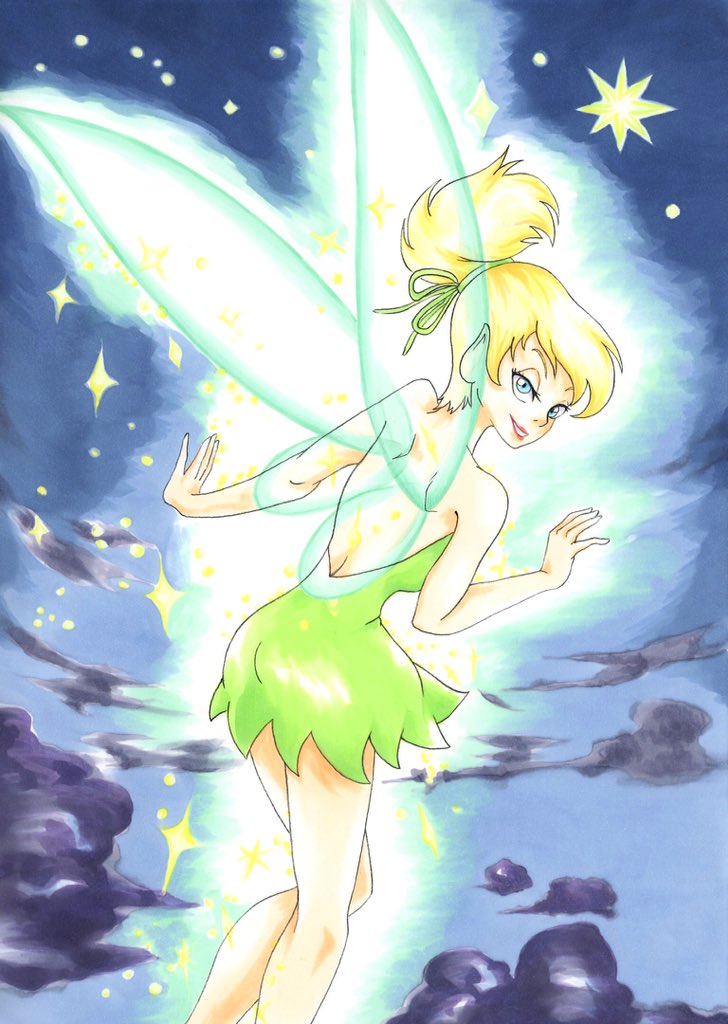 マスター笑実 V Twitter 空を飛ぶために必要なもの 信じる心と妖精の粉 私は今でも そう信じてます ティンカー ベル