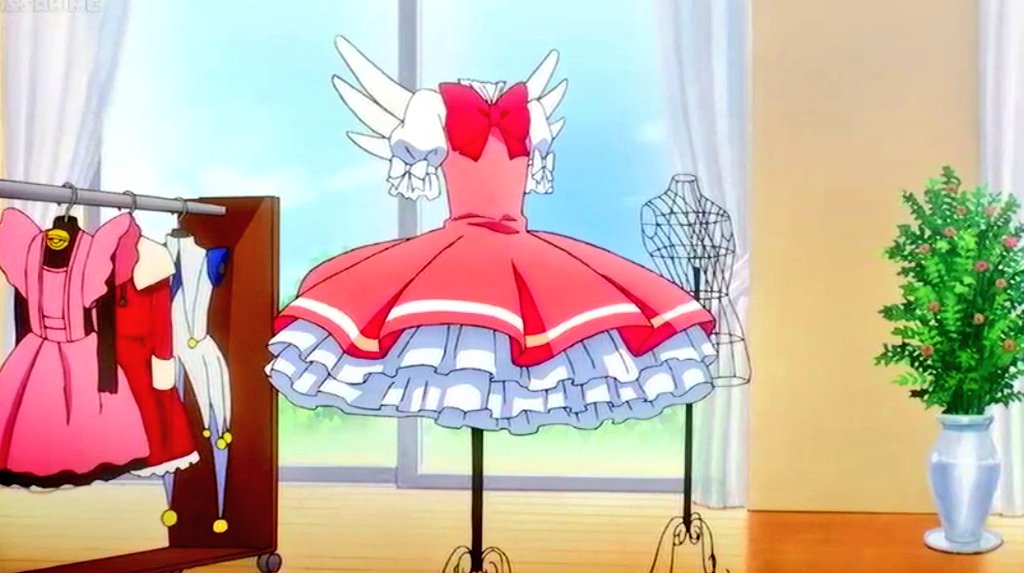 ccsakurasequel's tweet photo. Making battle costume for Sakura  is one Tomoyo's dream! Now she's planning to make one for Syaoran too! Her dream is getting bigger! XD https://t.co/qKL0bN6yJH