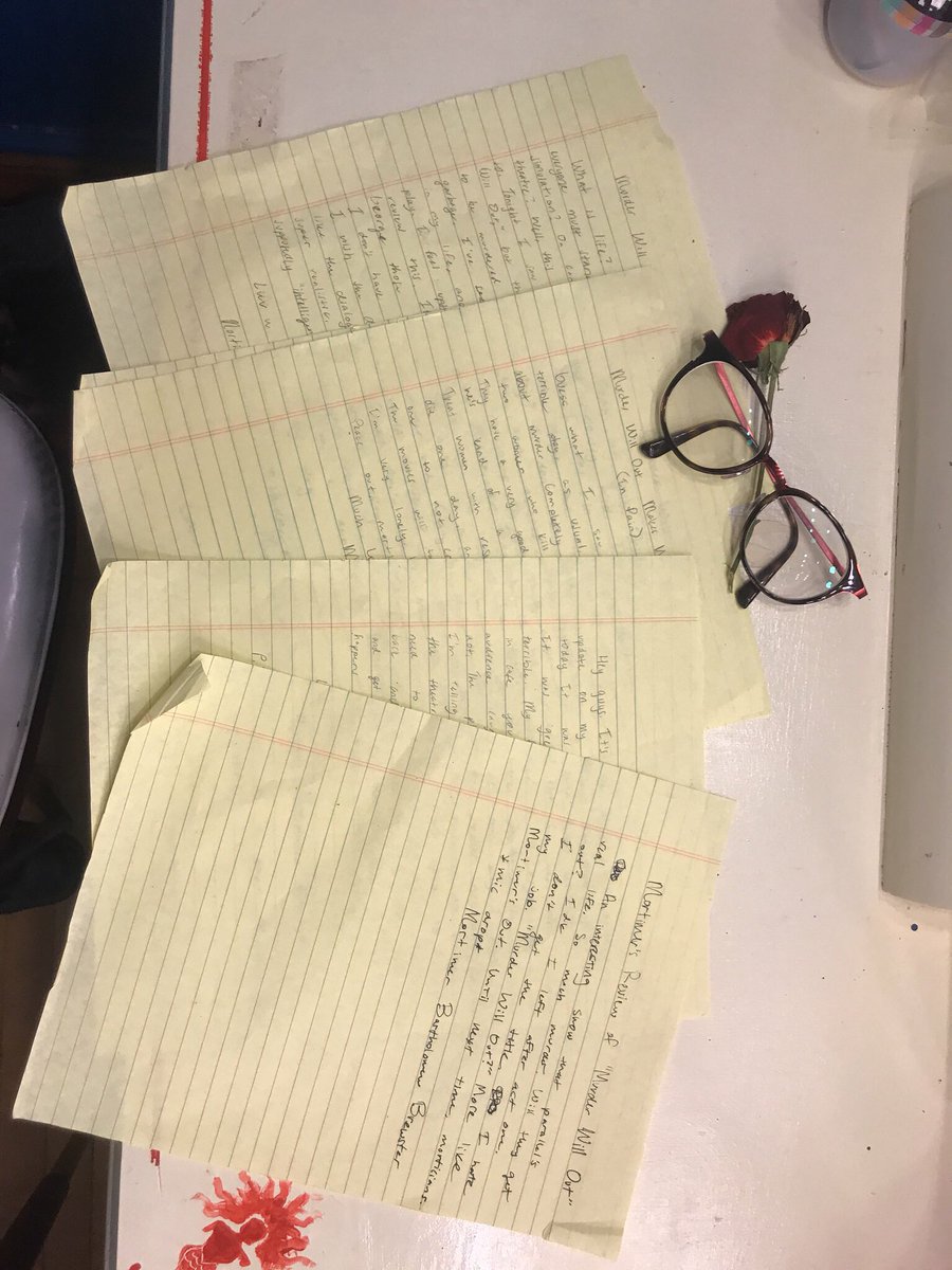 DASHtheater's tweet photo. Here’s a glimpse of Mortimer’s reviews on Murder Will Out! https://t.co/pHTTRL9sEm