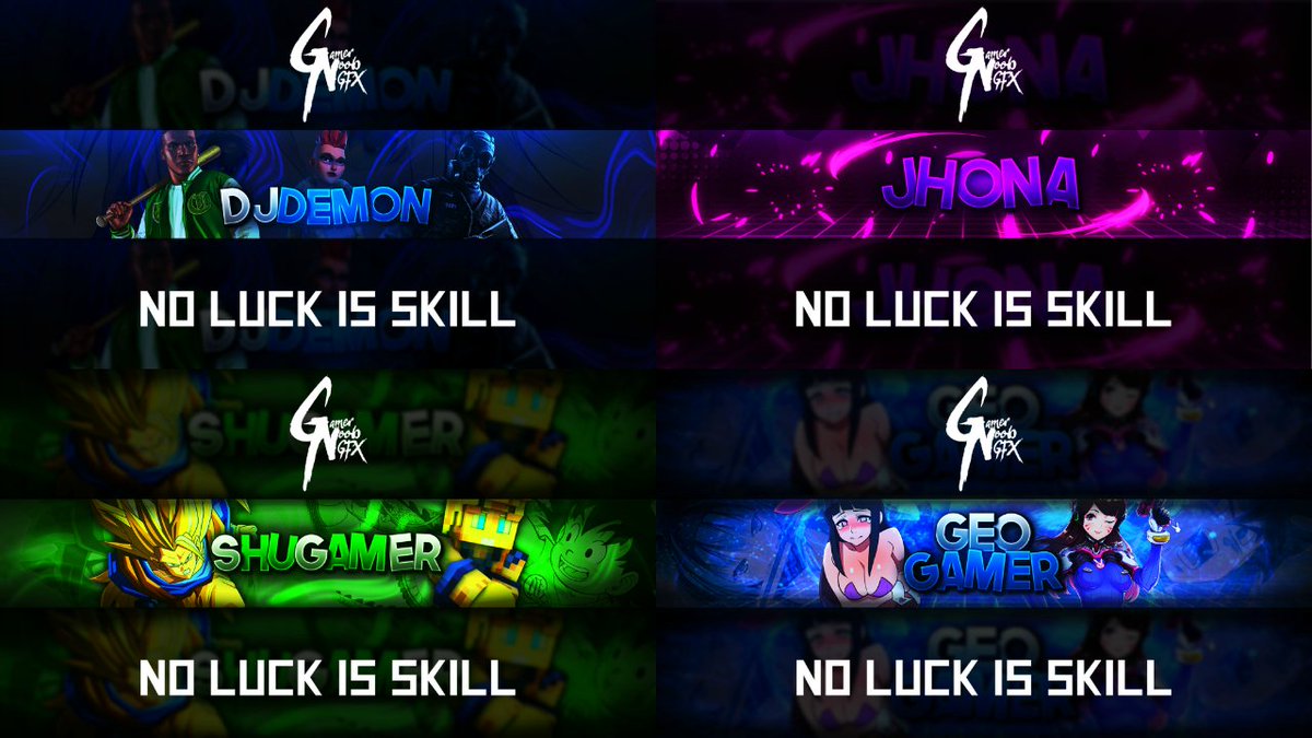 GamernoobGFX's tweet photo. Nuevos Diseños en el canal después v: https://t.co/U34FIgLRqN