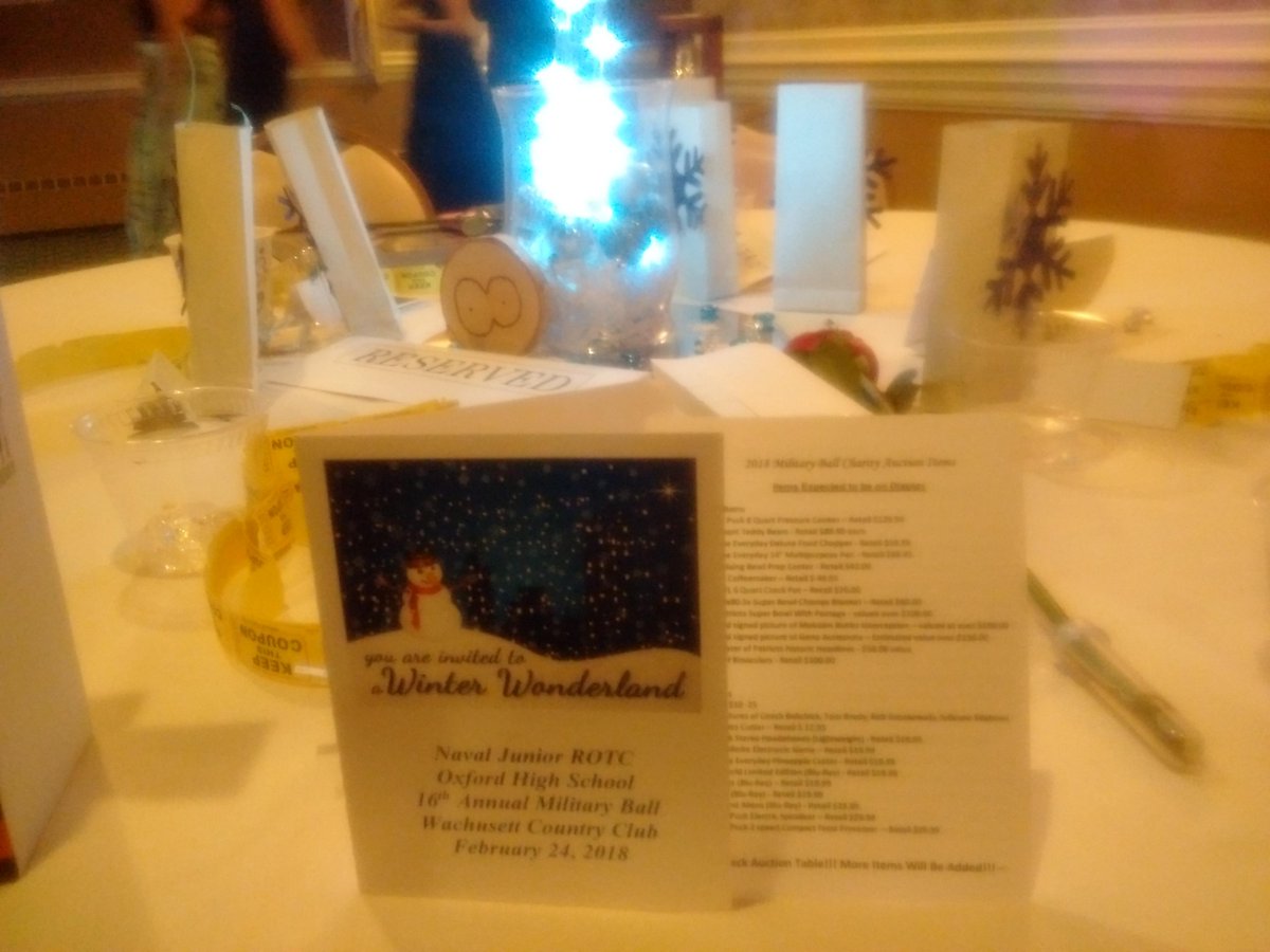 DanielCoonanP's tweet photo. Everyone's a winner at the 2018 #OxfordNJROTC #millitaryball https://t.co/99IQcAr3EV