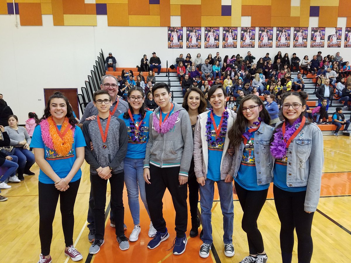 Congratulations Ms Gonzales and our Destination Imagination team. You ROCK!!!  #TeamSISD #fearthefalcon
