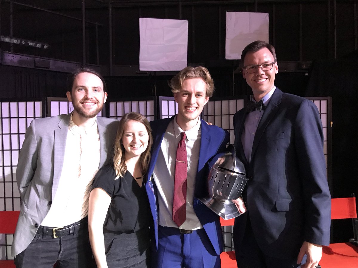 CAB_UMHB's tweet photo. CONGRATULATIONS to your 2018 Mr. Crusader Knight, Caleb Fitzwater!! #UMHBCK18 https://t.co/ZciwAG3Hum