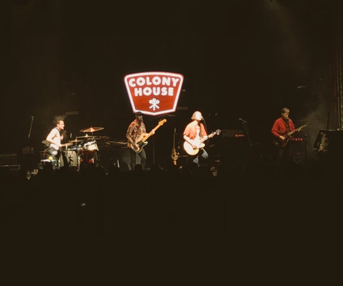 Always a great show <a href="/ColonyHouse/">COLONY HOUSE</a> 😊🤗