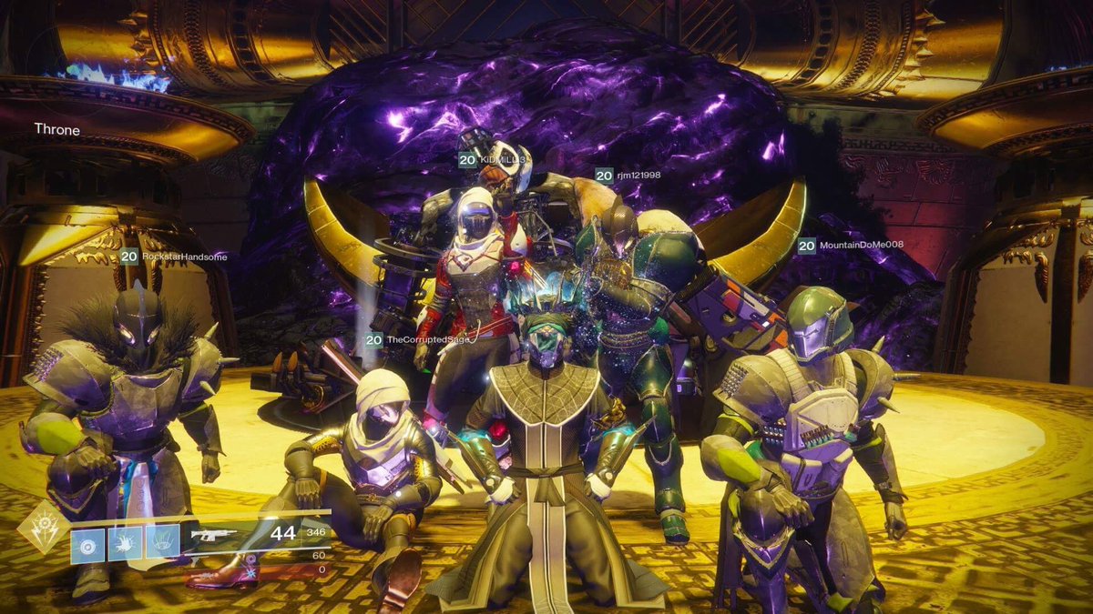 are_elite's tweet photo. A little throwback to when our clan members finished the raid the first weekend it launched on D2!!! #destiny2 #raid #throwback https://t.co/053NncDHdS