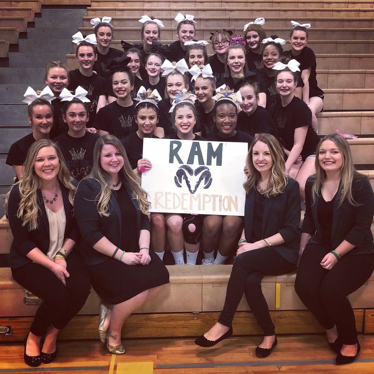 FlatRockCheer's tweet photo. STATE BOUND!!! #nomorenoless #creatingadynasty #stickstates18 https://t.co/DrluPH4lRY