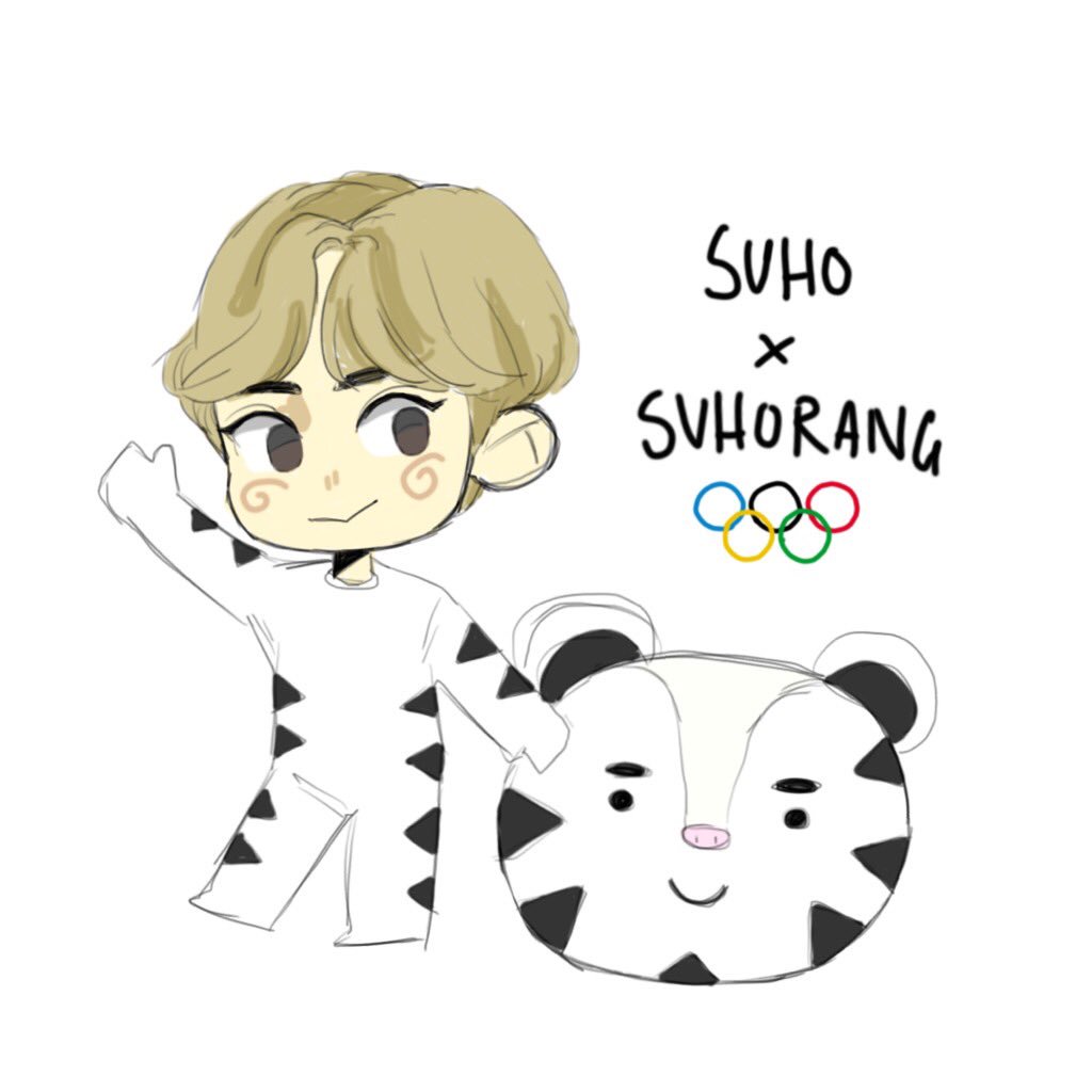redvbean's tweet photo. just a doodle, im so pumped for tonight

#EXO_Olympics #EXO https://t.co/dQowA3ECv5