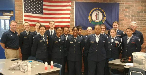taylorrenee5470's tweet photo. we look quite snazzy in our uniforms if i do say so myself. @WEHSAFJROTC101 https://t.co/LRqmMV33fe