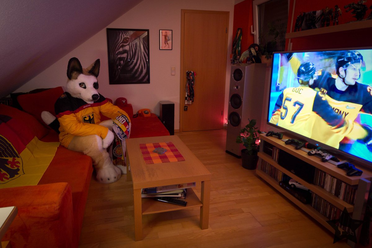 stefan_shepherd's tweet photo. #AllPrepared here!
#GoGermany!!!
#OARGER #Finals #IceHockey #PyeongChang2018 #Fursuit #FursuitNotSoFriday #GermanShepherd https://t.co/zOQncsijNH