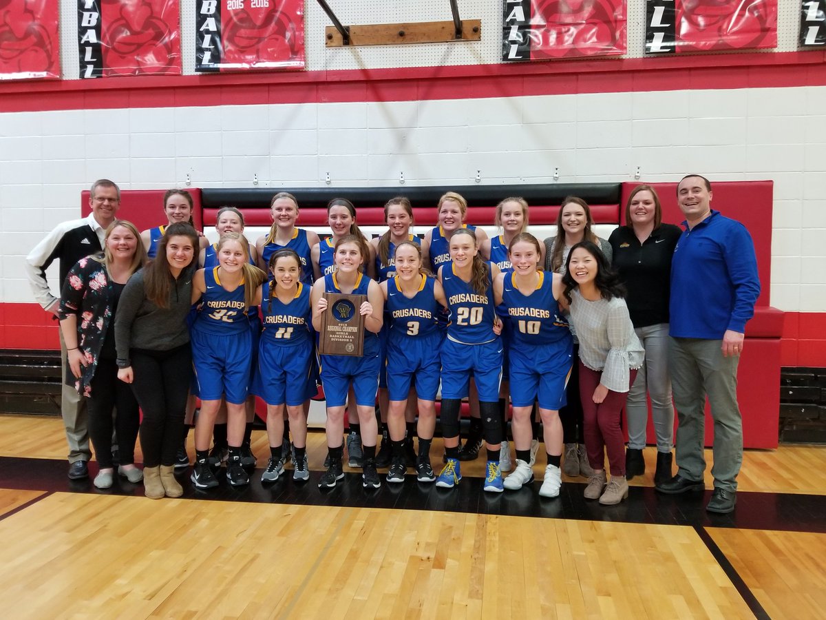 kzonnefeld's tweet photo. Regional Champs!!  Great job Crusaders!! https://t.co/7ryO2h93fw