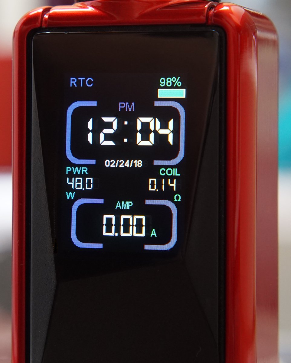 RTC display mode for the TESSERA mod from <a href="/EleafGlobal/">Eleaf Global</a>  <a href="/EleafUS/">Eleaf US</a>  #eleaf #eleaftessera #vapeporn #vapelife