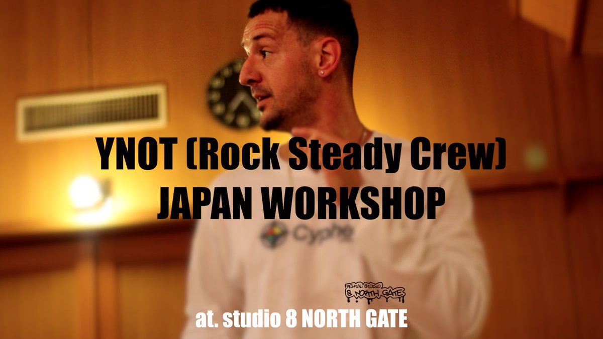 WelinkFilms's tweet photo. [studio 8 NORTH GATE】BBOY YNOT japan workshop 

https://t.co/h6ms1vgniB https://t.co/9Sq2Udcs3s