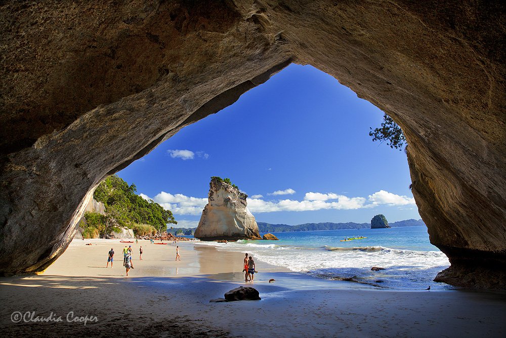 claud26point2's tweet photo. @wolosnacks My top travel destination is New Zealand. We kayaked to this beach in Cathedral Cove #WOLODreamDestination photo credit is me! https://t.co/ROxoX0nyXi