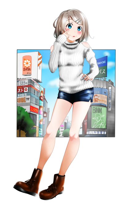 やっぱ曜ちゃん描きたくなっちゃうよね
次は丸ちゃん生誕祭だ

#lovelive_sunshine 
#渡辺曜 