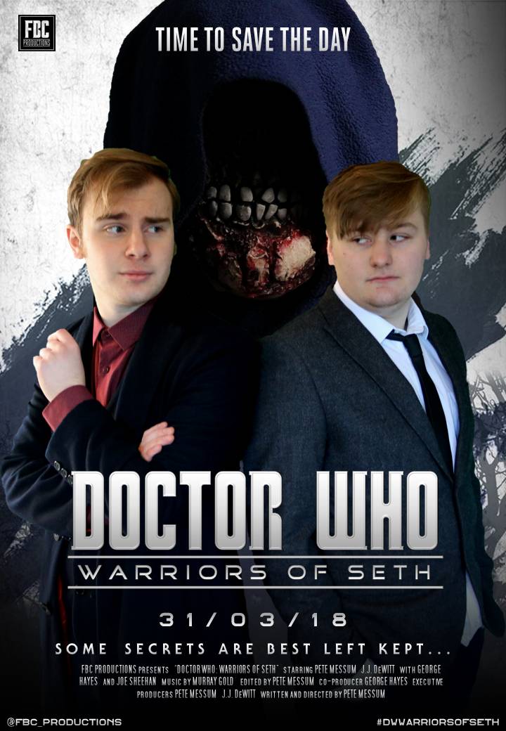 FBC_Productions's tweet photo. Time to save the day. #DWWarriorsofSeth materialises on 31st March 2018. https://t.co/FpTNubXPc6