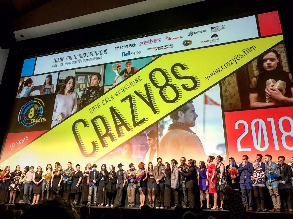 Crazy8sFilm's tweet photo. 👏👏CONGRATULATIONS @crazy8sfilms Filmmakers!
@borderedfilm @ccshortfilm @extraordinaryamyshortfilm @geminifilm8 @shuttlecockfilm @smallfishfilm 
🎥🎱✨🇨🇦 #Crazy8sFilms18 https://t.co/mpiRbKAQia