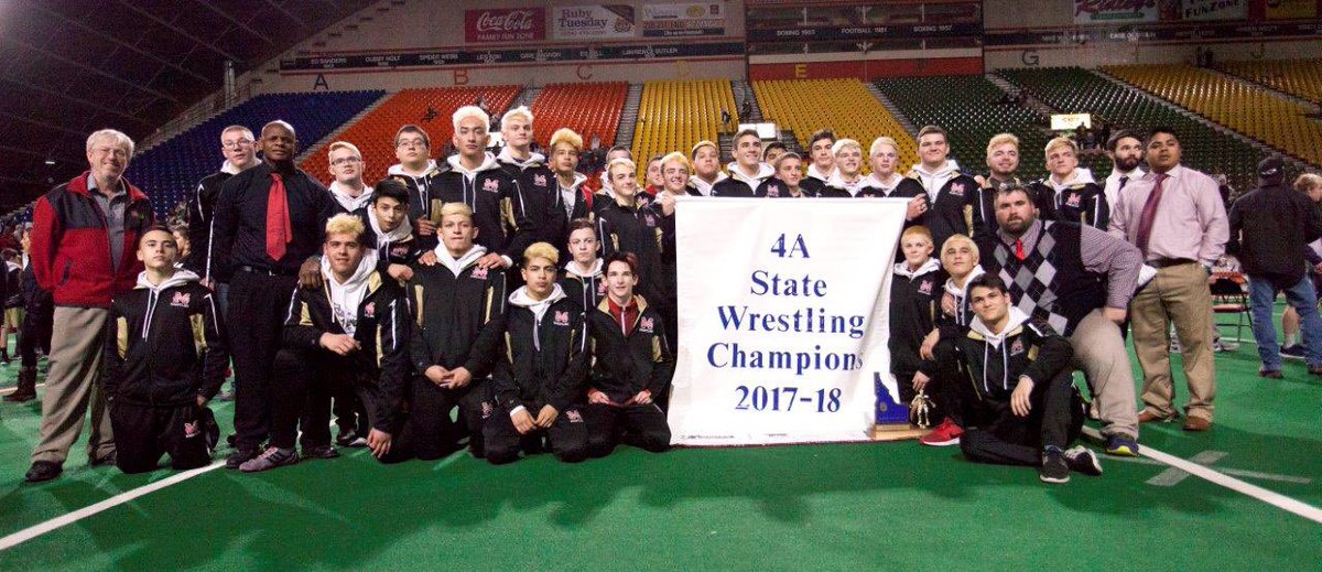 MrsKKidd's tweet photo. 48 years ago, was the last time the Minico Spartan Wrestling team won a Back to Back State Championship. Everyone of these young men, and their coaches worked hard to earn this State Championship! Congratulations! #SpartanStrong #sd331 https://t.co/IUK1X585bP