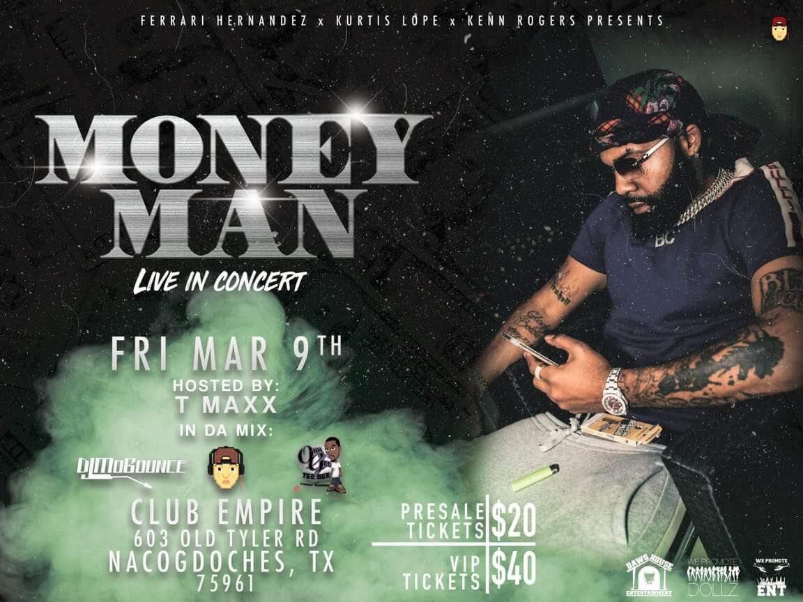 ItsBounceHouse's tweet photo. Taking the BOUNCEHOUSE To Nac! @djmobounce live with Money Man Friday March 9th
#BossUpForACheck
#ItsTheBounceHouse https://t.co/vrv4D2ApO9