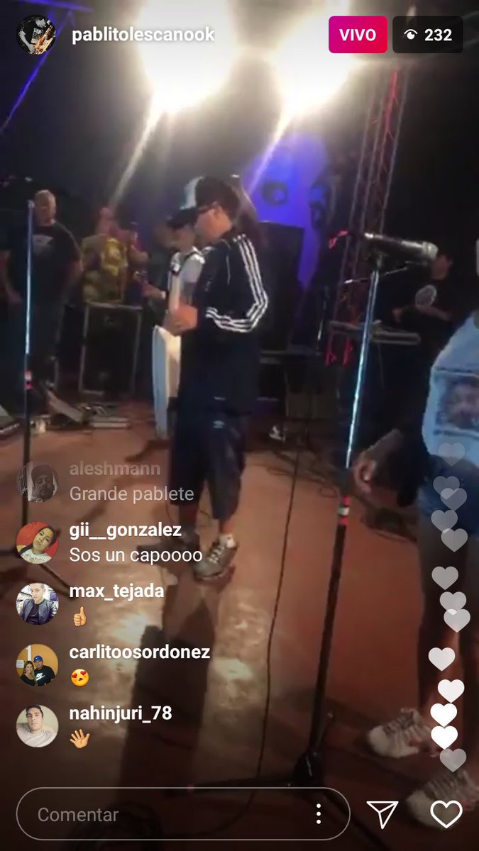 LaGiidelomas's tweet photo. @pablitolescano Sale otro en vivo??  😎👌 https://t.co/AkQLVVntA1