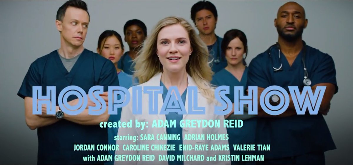 atlantistvru's tweet photo. #HospitalShow - #upcoming #comedic #web #series, #starring 3 #Stargate'rs: @AdrianHolmes, @EnidRayeAdams & #DavidMilchard (@DMilchard)!
https://t.co/S9RqgCMHdQ
#Stargaters #Gaters #cast #credits #comedy #webseries https://t.co/ujUyW62jgv