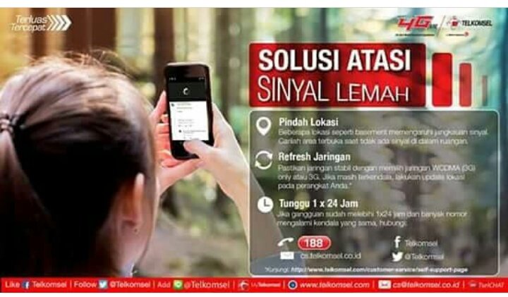 Ravenavenaaa15's tweet photo. Tidak perlu kuwatir jika km mengalami Telkomsel susah sinyal. Berikut tips yg bisa km ikuti
#tseljuara
#tselsmg
#smg04 https://t.co/yM953e8hof