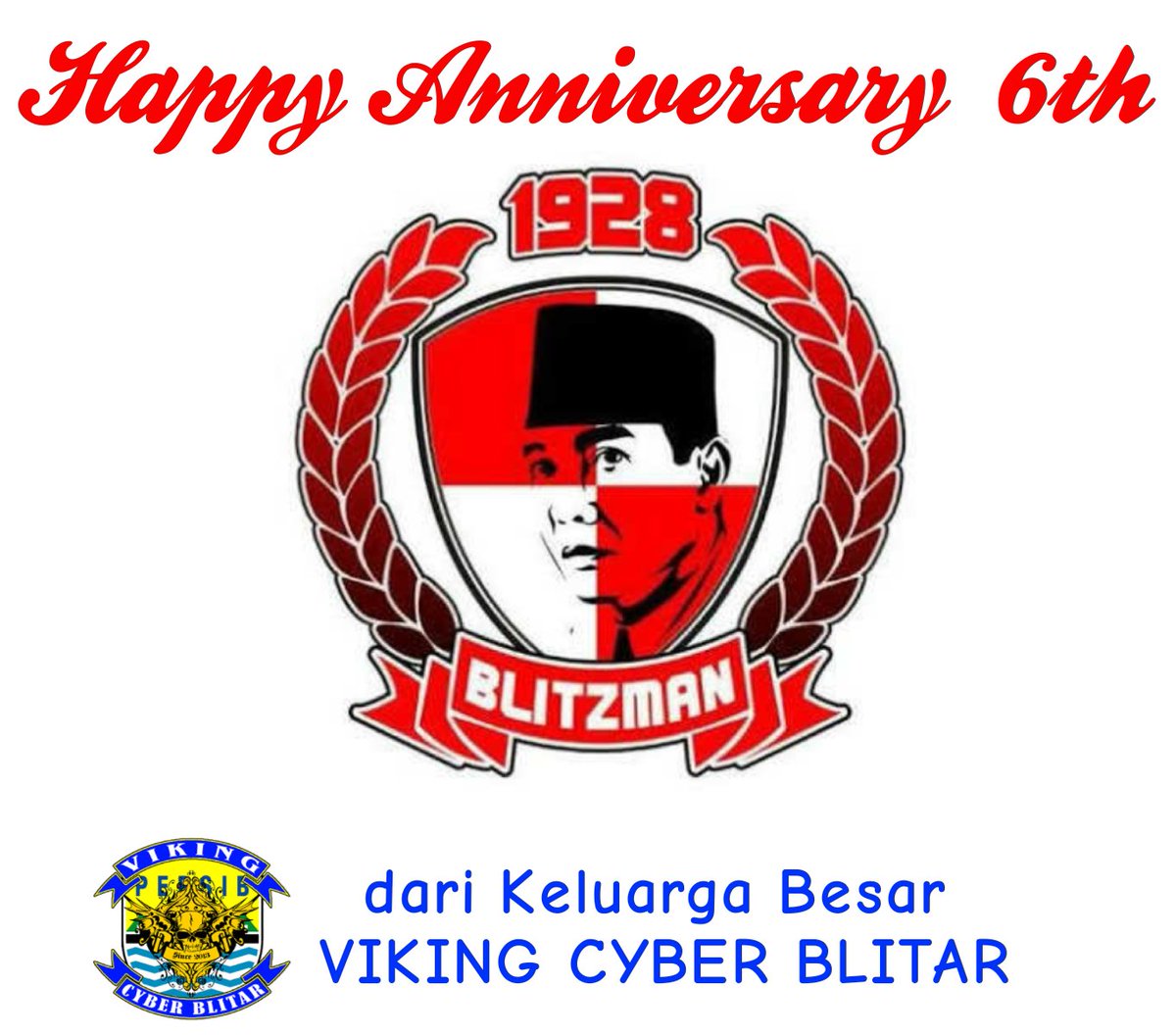 Viking_Blitar's tweet photo. Kami haturkan selamat bertambah usia sedulurku. Semoga semakin solid, bertambah dewasa, serta terwujud semua visi misi dan tujuan dari sedulur tua kami 😁 Salam Damai Proklamator 🙏 @BlitzMan_ @Blitzman28Talun @BlitzmanSelatan https://t.co/HXfuN8ff4P