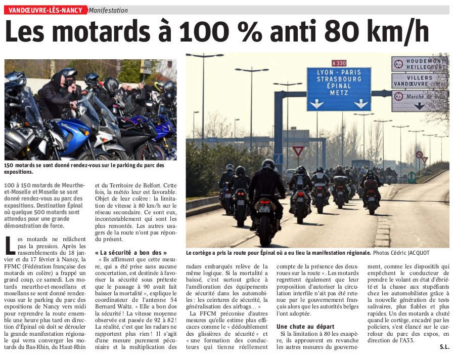 FFMC90's tweet image. #Presse 2018-02-25
Manif @ffmc88 #Epinal 
via @lestrepublicain