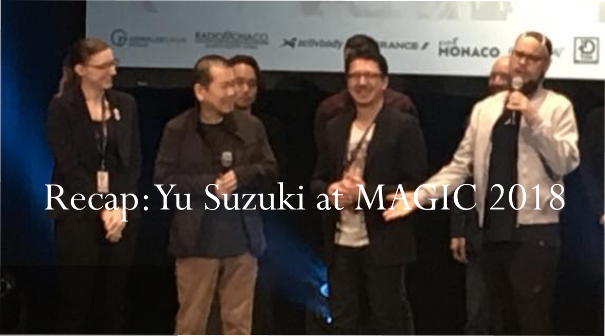 phantom_river's tweet image. For #Shenmue3 fans who couldn't be there: we recap Yu Suzuki's participation at the #MAGIC2018 event.

phantomriverstone.com/2018/02/yu-suz…