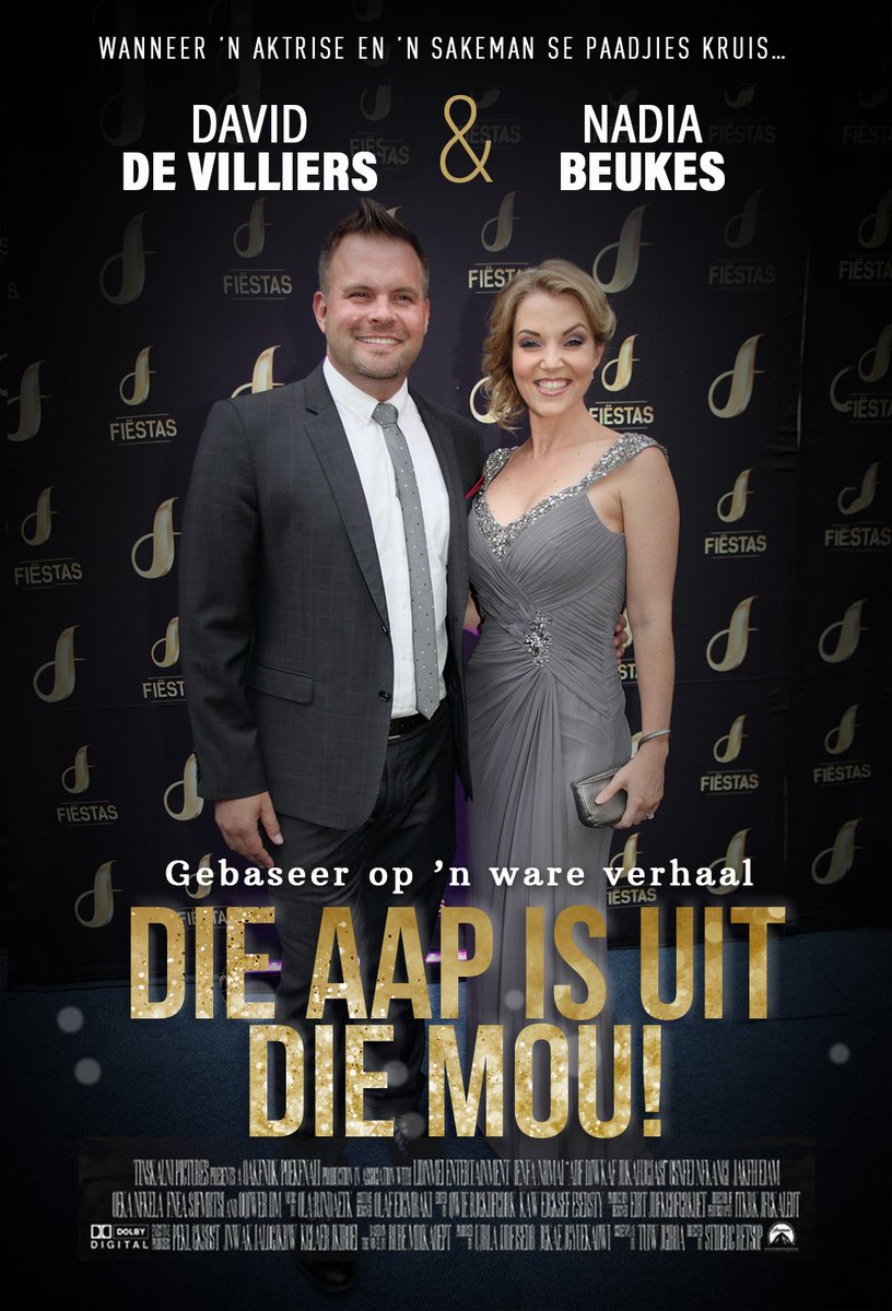 😱 <a href="/NadiaBeukes/">Nadia Beukes</a> en <a href="/dave_devilliers/">David de Villiers</a> deel groot nuus. 
LEES MEER HIER: 👉 bit.ly/2FuAm0O