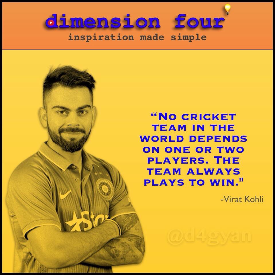 d4gyan's tweet photo. Today’s #quoteoftheday #followme for #dailyquotes @imVkohli #sundaymotivation #SundayFunday #InspireThemRetweetTuesday #success #SuccessTRAIN #quote #quotes #Inspiration #motivation #love #InspirationalQuotes #JoyTrain #LifeLessons @d4gyan #lovelive #BCCI #Cricket https://t.co/Rx4Jz7gzbu