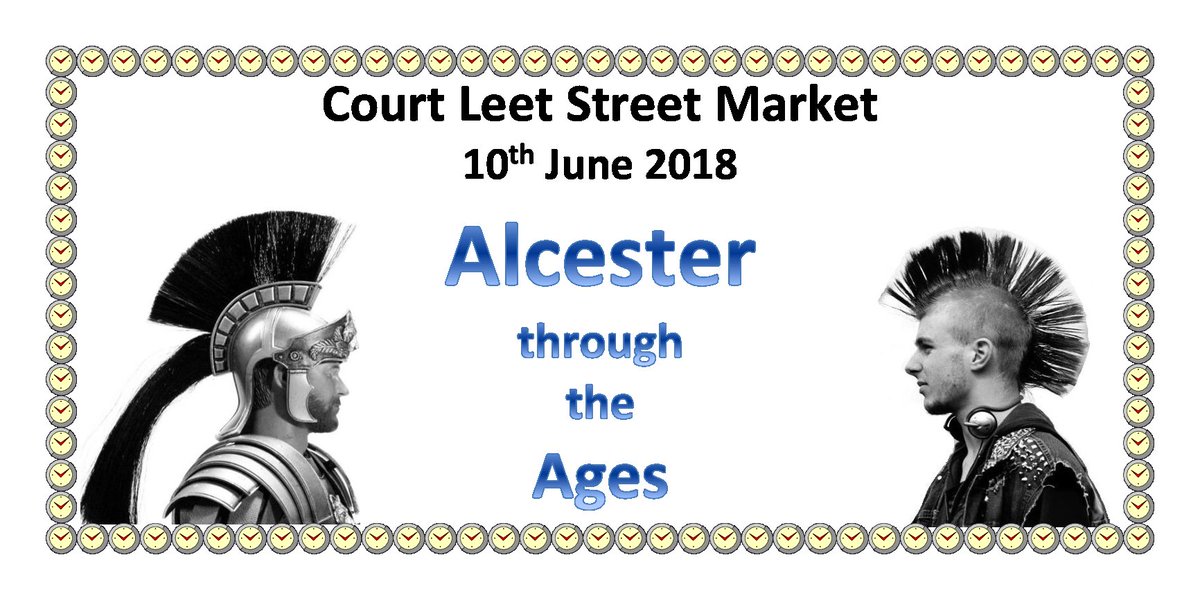 Just launched a new Facebook page for the Court Leet Street Market. @courtleetstreetmarket . All the details for the 10th June Alcester Through the Ages event will be posted there.