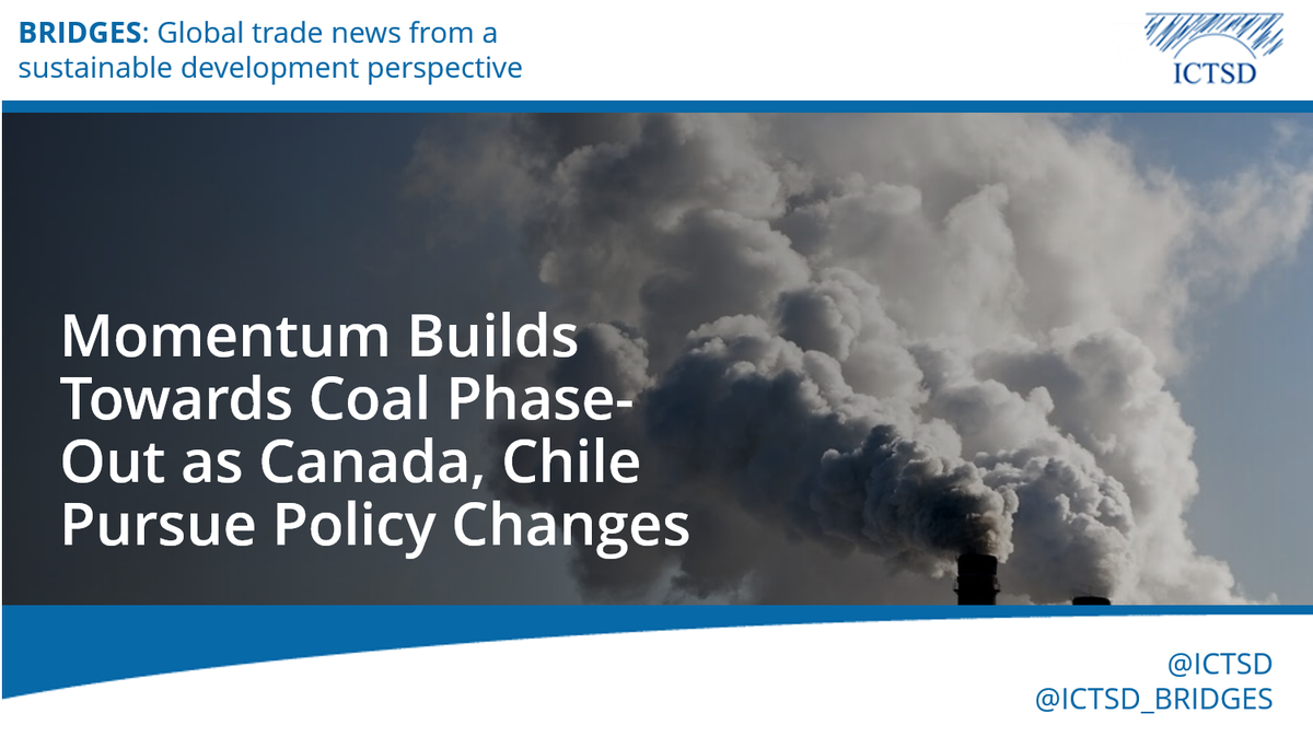 ICTSD's tweet photo. “We know the environment and the economy go hand in hand, so we’re committed to making that transition a fair one for coal workers and communities” - (@cathmckenna: https://t.co/2LfuWFeapV https://t.co/czQYnJROVJ