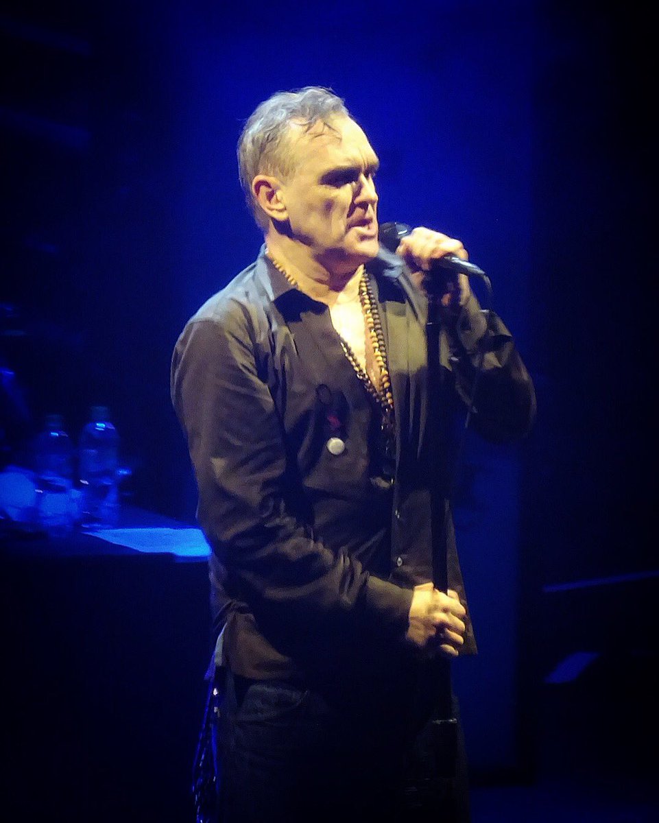 Morrissey in Leeds @FirstDirectArena on Feb 24 2018 💙
#Morrissey #Moz