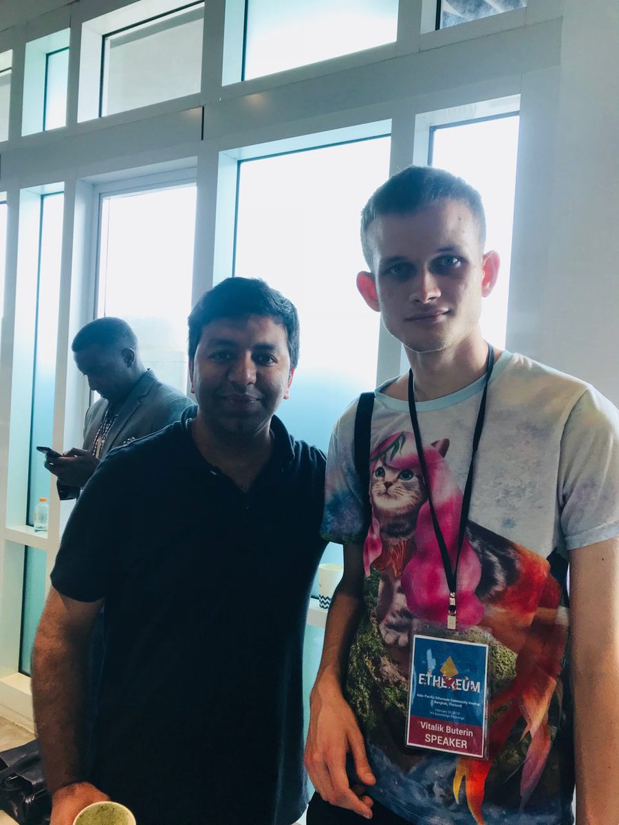 DisrupTiv's tweet image. In Bangkok with @VitalikButerin and co, good to discuss the future of the crypto ecosystem. Somewhat more optimisitic for a blockchain based web3 &amp;amp; the rise of the DAO.network