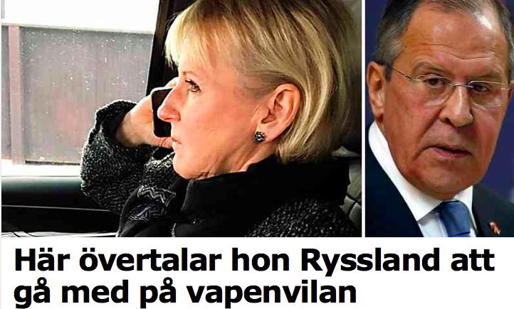 Strax efter att Stefan Löfvén (S) räddade en skolklass från hajar så mäklade Veronica Palm (S) fred i Mellanöstern och Wallström (S) fixar Ryssland och Damberg (S) en månlandning, rapporterar Aftonbladet (S). Inte bara bra. Pravda-bra!