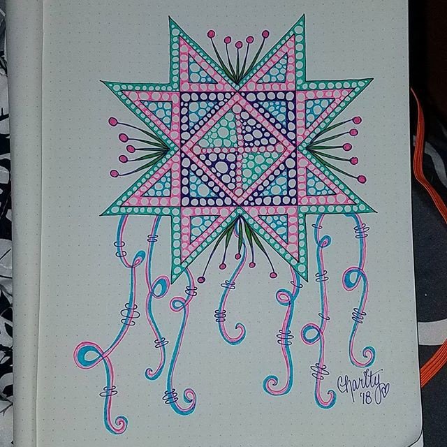 flyraccoonfly's tweet photo. Reposting @craftyartistkc:
Just a little anti-dotilism. Lol. I just needed to get some art on paper with this one. .
.
.
https://t.co/cbNqhfhYcD .
.
#fineliner #neon #eightpointstar #dotilism #circles #art #ink #lineart #craftyartistkc #kansascity #missouri https://t.co/1n2vf4AvKu