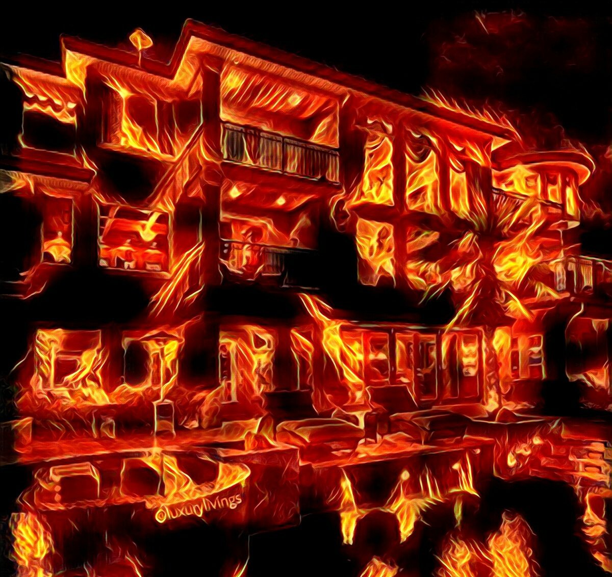 goodie2017's tweet photo. INFERNO - That happens when you smoke in bed! https://t.co/sx0IAevBUW