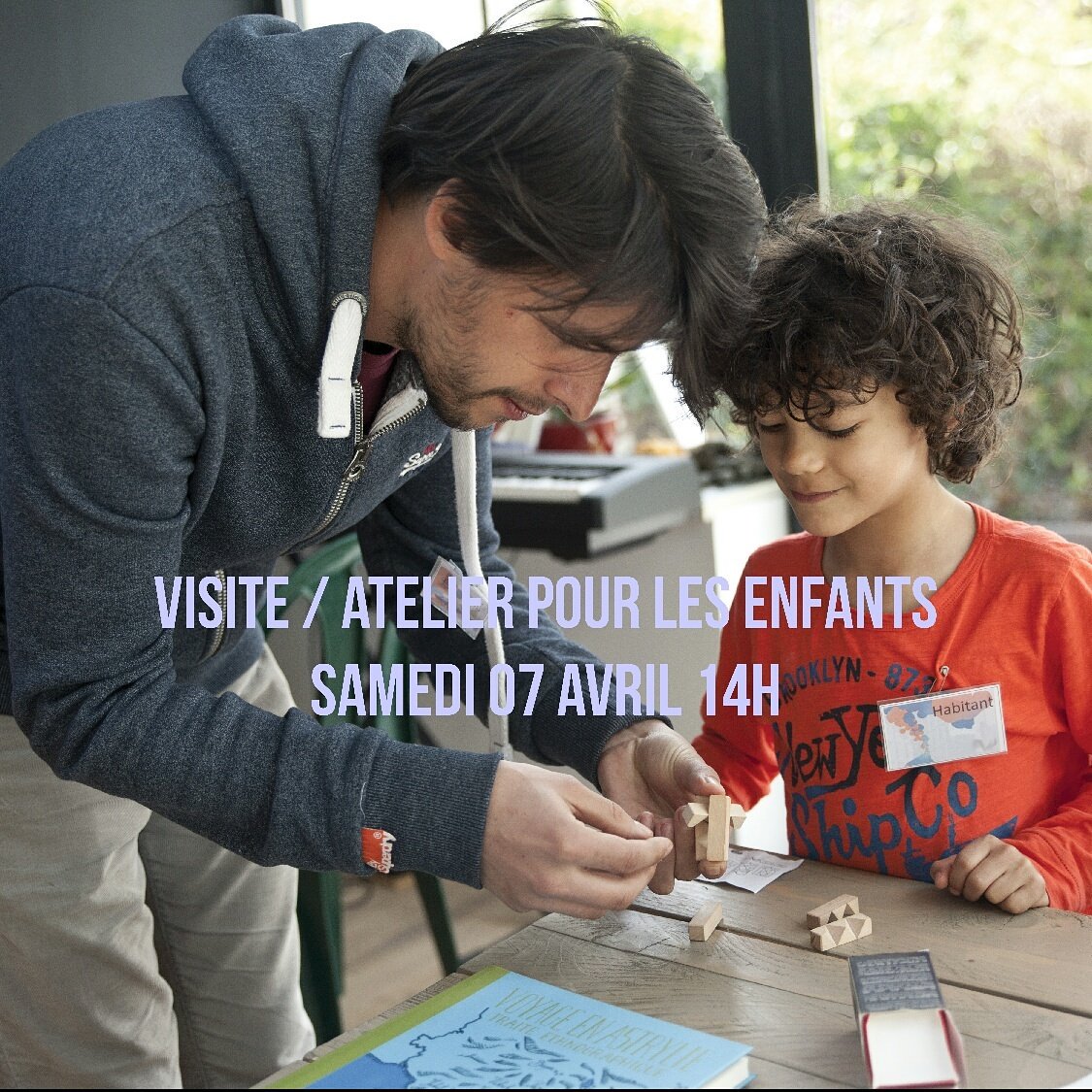 VISITE / ATELIER POUR LES ENFANTS

Samedi 07 avril à 14h

Les étudiants du Pôle Arts Plastiques Lille 3, vous proposent cette année une visite ludique pour les enfants (d’environ 45 minutes) le samedi 7 avril à 14h. 
Plus d'infos: facebook.com/events/1553670…
