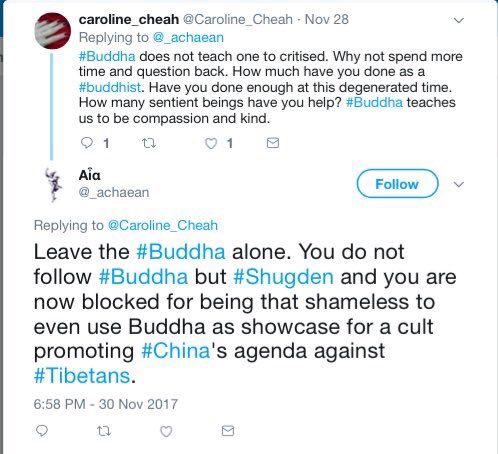 Twinklebeeeee's tweet photo. .@_achaean why are you #defaming &amp; #insulting a legitimate #religious practice? That is #hatecrime pure &amp; simple. @tsemtulku &amp; #Kechara organisation did nothing wrong. Stop your daily #online #abuse!
#cybercriminals
#cyberharassment https://t.co/oUNjFwBorc