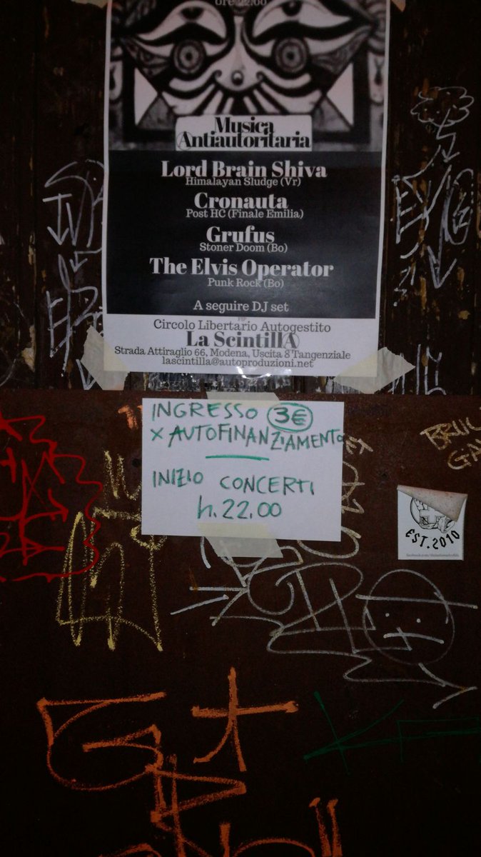 Elvis_Operator's tweet image. Live @ Scintilla