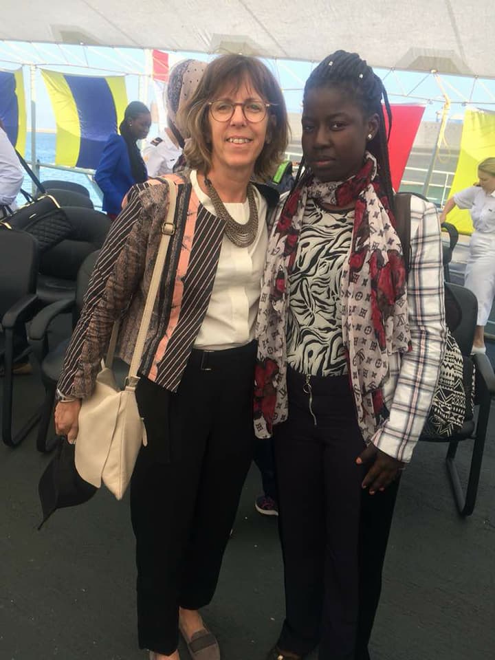 ASAWAsn's tweet photo. @ASAWAsn représenté par Diatou Maye Sonko pour modérer un panel @ONUFemmes sur "le leadership féminin dans les métiers non traditionnels"
Belle expérience avec Mme l'ambassadrice du Canada au Sénégal, l'enseigne de vaisseau le lieutenant Kebe et toutes les autres filles/femmes https://t.co/nwpWtiG5rY