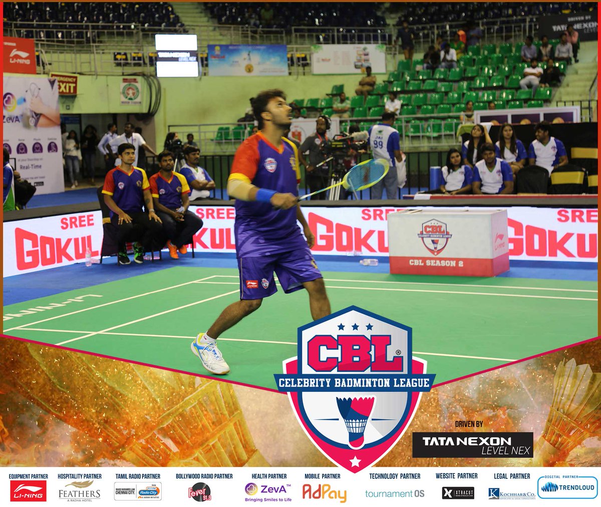 CBLindia's tweet photo. In a #SuperClash between #KarnatakaWarriors and #TollywoodThunders , the better player was undoubtedly @ManoVRC!
#CBL #CBL2018 #cblseason2 https://t.co/zMCogtvp3n