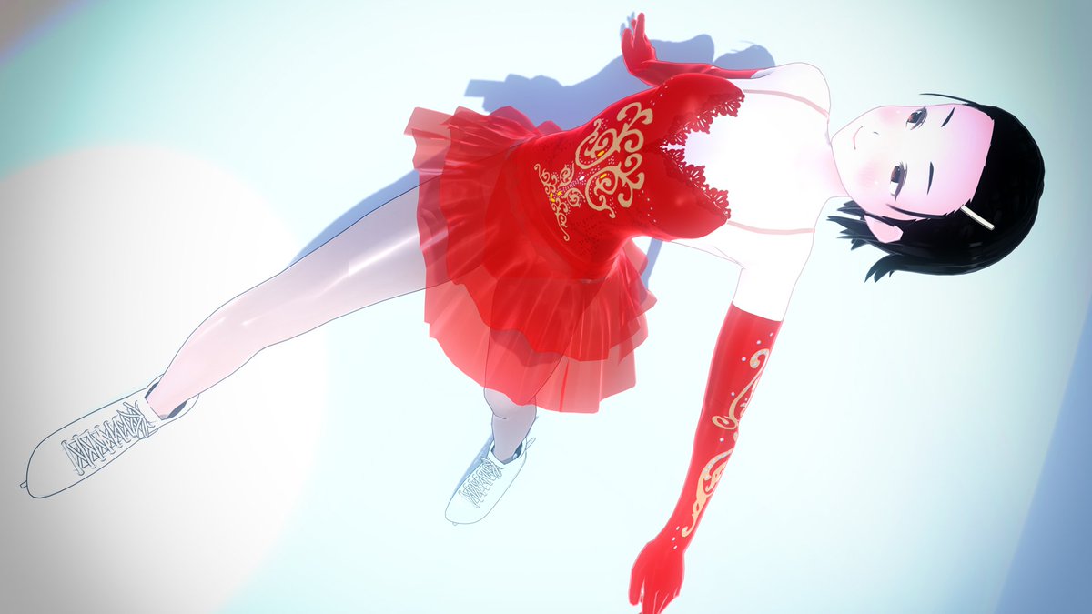 星野 No Twitter フィギュアスケート界のリアル天使ことアリーナ ザギトワちゃんの衣装をmod化し ツンデレ界のゴリラこと星野さんに着せるという金メダル級の暴挙 シューズは借りものです Cm3d2