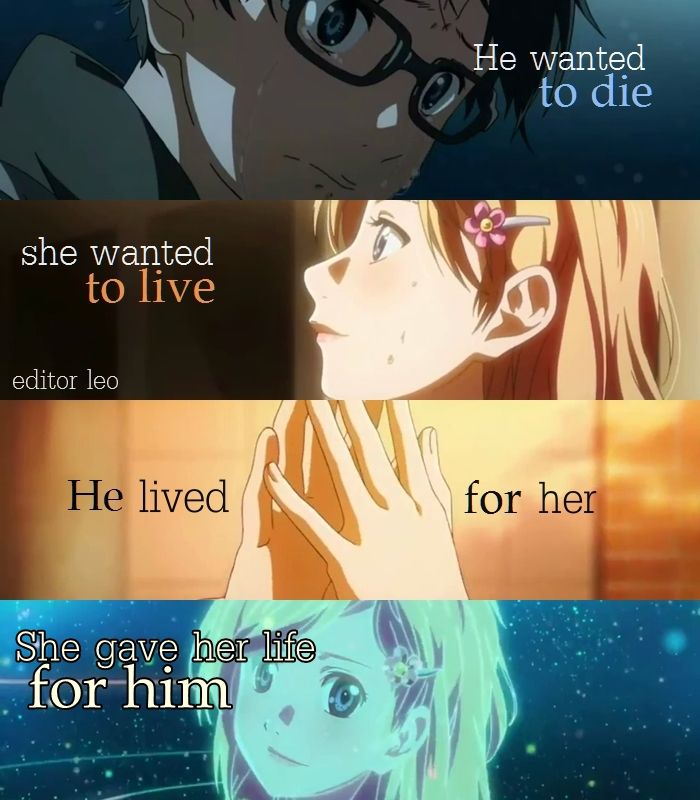 Shigatsu wa kimi no uso  Your lie in april, Anime qoutes, Anime