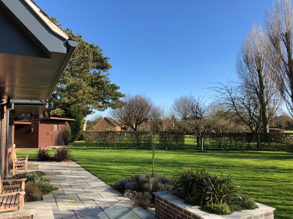 gilly1910's tweet image. Wow...beautiful blue sky makes it all look very spring like in the garden this afternoon...but don’t be fooled, it’s bloody cold! ☀️❄️ #notspringyet 😎