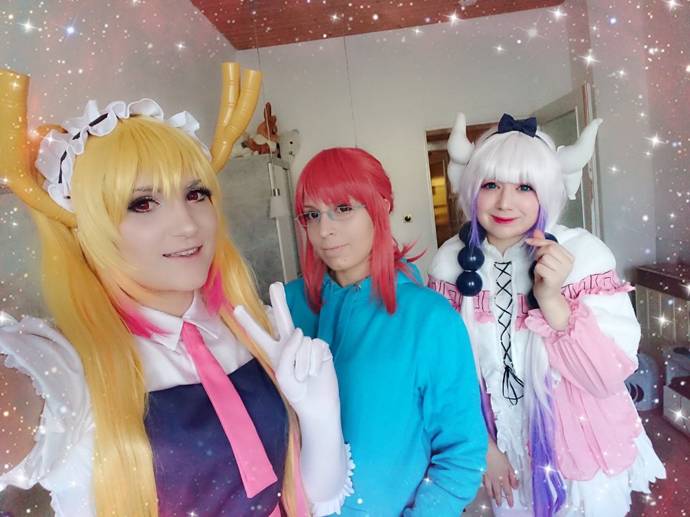 NostrumCosplay's tweet photo. We're complete! Shooting time! 🐉 https://t.co/ooVkXLT7wt