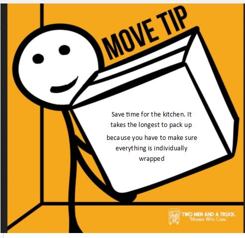 A Tip from the pros at TWO MEN AND A TRUCK®