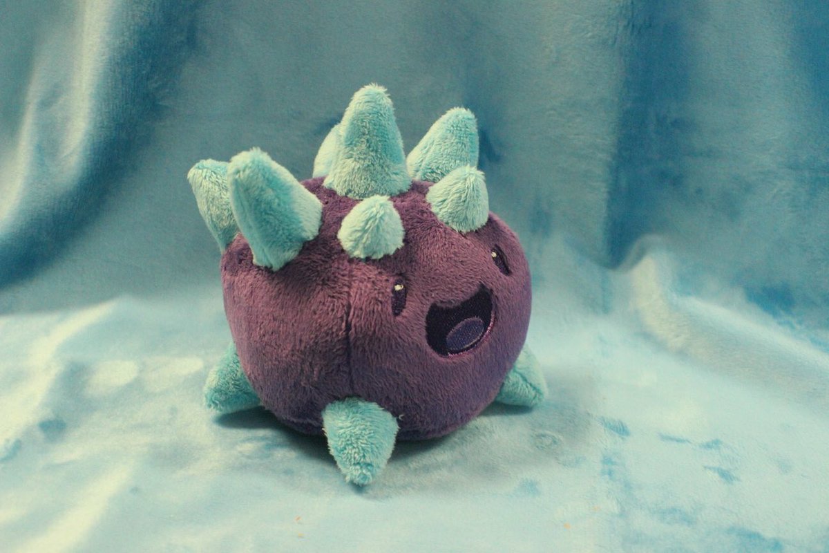 emberfallplush's tweet photo. Time for the third and final day of #ConNooga! Come on by table F14 in the exhibitor hall A for cool plushies of slimes and #pokemon and fruit and more! We’ve got buttons and patches and stickers as well! :3 #slime #slimerancher #crystalslime #crystal #plushies #slimeplush https://t.co/bE2Ufpukv1