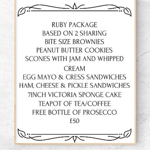 awkward_teapot's tweet photo. Our menus for the afternoon packages which are available. 
All packages come with free flowers, free set up and delivery. #packages #afternoontea #afternoonteapackage #teapot #tea #coffee #champagne #prosecco #boozeteaparty #madhatter #wirralbusiness #htlmp #booktoday #instagood https://t.co/PFTdJFt0pk