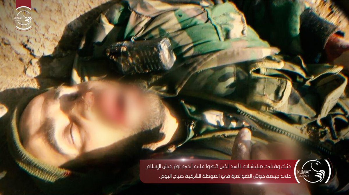 MhdKhfi's tweet photo. إلى مرتزقة الأسد :
أبراج الغوطة العالية مؤلفة من أكوام حطام مدرعاتكم و أسوارها مبنية من جماجم مرتزقتكم 

ولولا سحق جباه من سبقوكم بنعال مجاهدينا ما حتاج طاغية الشام لكم ليفنيكم هنا ليمد بعمره يوم آخر https://t.co/rx6E2CMkAu